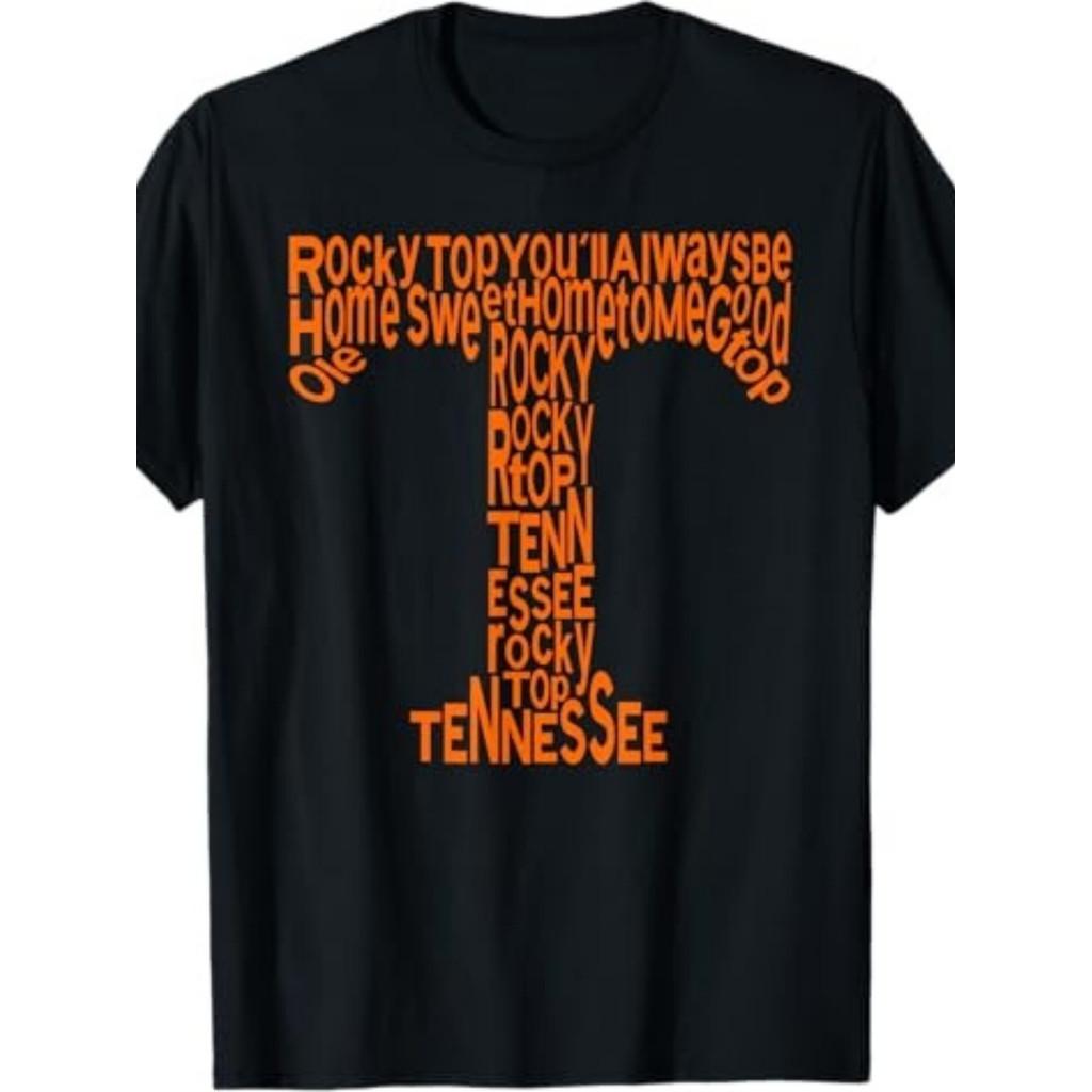 A vintage "Yeet" casual T-shirt with crew neck, letter pattern, knitted fabric, regular length - unisex fashion for spring/summer/fall