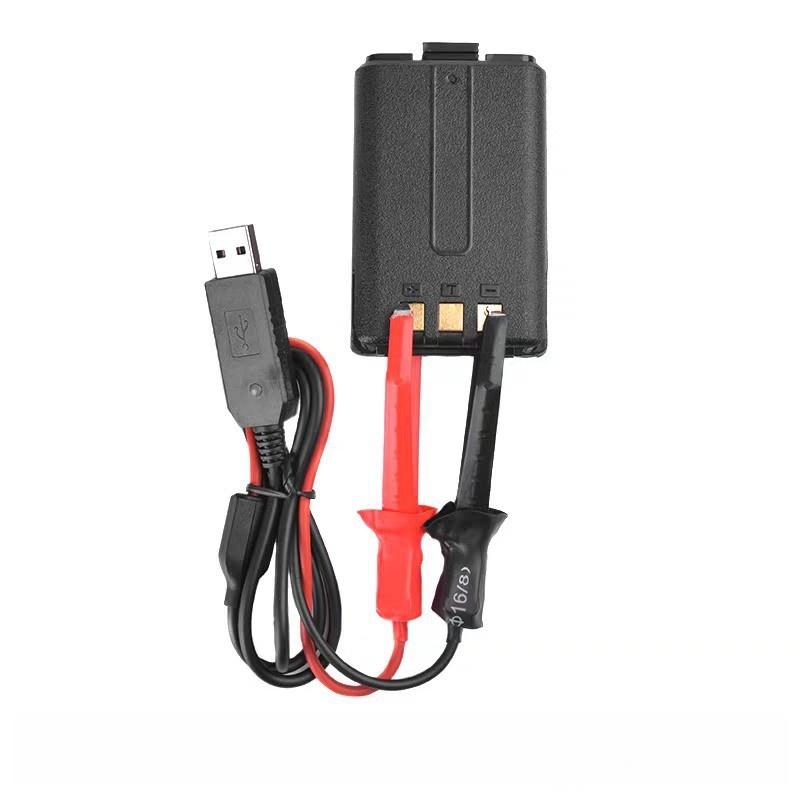 1 Stück Universelles USB-Ladekabel für Uv-5R Uv-82 Bf-888S Tyt Retevis Zwei-Wege-Radio mit Kontrollleuchte Walkie-Talkie-Zubehör