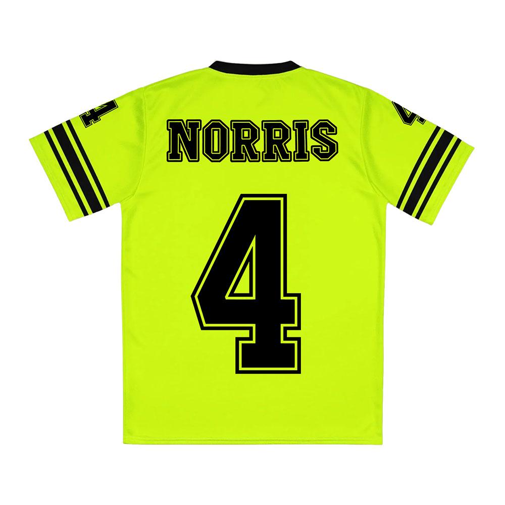 Unisex Tees Racing Driver Lando Number 4 Norris Jersey Loose Short Sleeve Casual Streetwear T-shirt Crew Neck Casual T Shirts