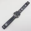 Crocodile Pattern Western Rivet Skull Leather Belt – Unisex Punk Y2K Style