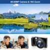 4K Digital Camera,Autofocus 48MP Vlogging Camera for Photography YouTube Compact Camera with Flash,18X Digital Zoom, Anti Shake, Macro Photography,