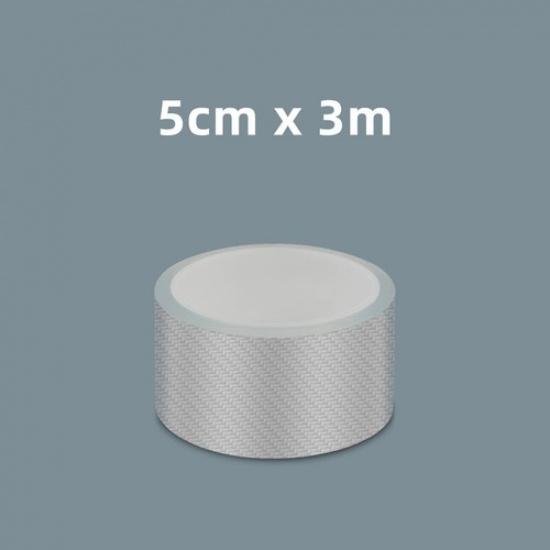 Universal Carbon Fiber Patterned Clear Transparent Car Door Sill Tape Sticker