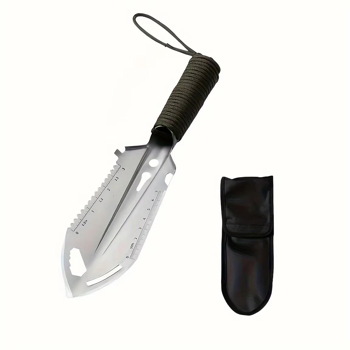 

Міні лопата для штанів з нержавіючої сталі - багатофункціональна садова лопата з ергономічною ручкою - портативна, дуже підходить для відпочинку на природі