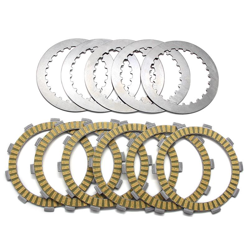 ATV Quad Clutch Friction Steel Plates 22201‑377‑000 22321‑KF0‑000 Fit Honda TRX300 TRX350 TRX400FW TRX450S ES Engine Clutch Disc