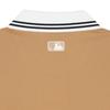 MLB Boston Red Sox Color Block Collegiate Striped Polo Shirt Unisex Polo Shirts Light-Camel 3APQB0243-43CAL