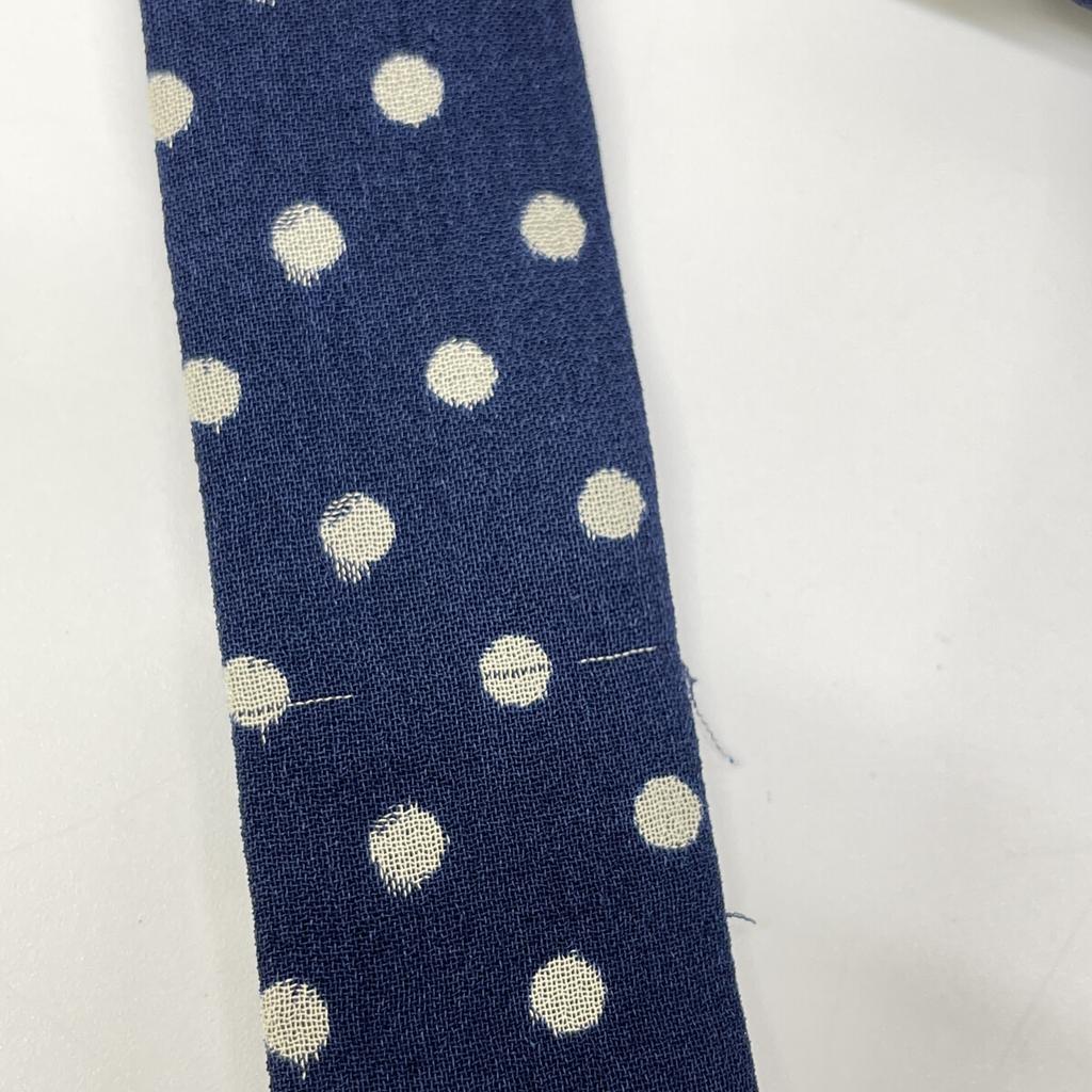 POLO RALPH LAUREN 211591110001 Navy Dot Silk 100% Short Sleeve Dress dress 2 NavyUsed