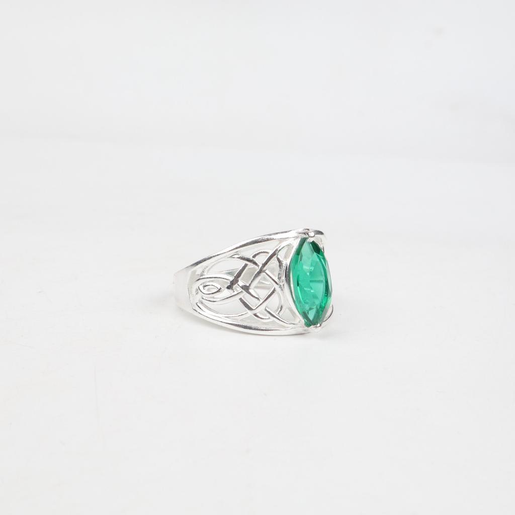 Chrome Diopside Gemstone 925 Sterling Silver Jewelry Ring For Bridesmaid Gift CZR-3-7