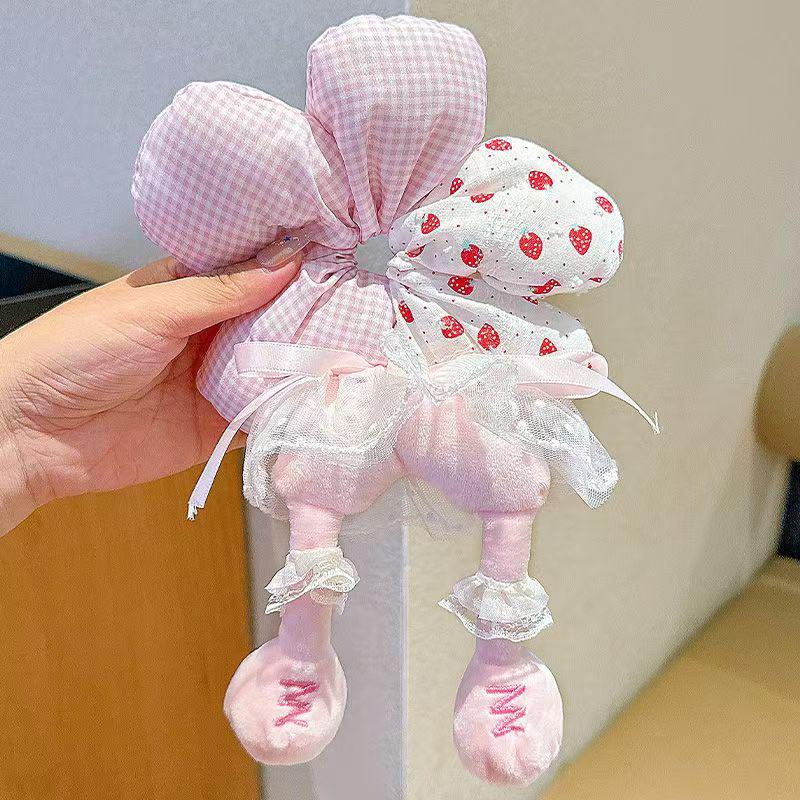 Mickey Polka Dot Cartoon Scrunchie Hair Tie Accessory 2025