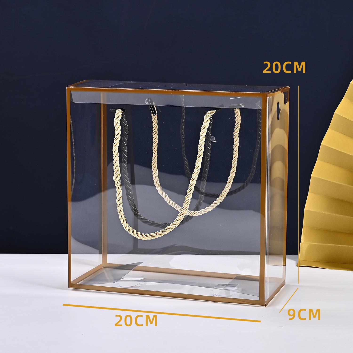 

Прозора ПВХ цукеркова коробка для весіль та різдвяних сніжинок