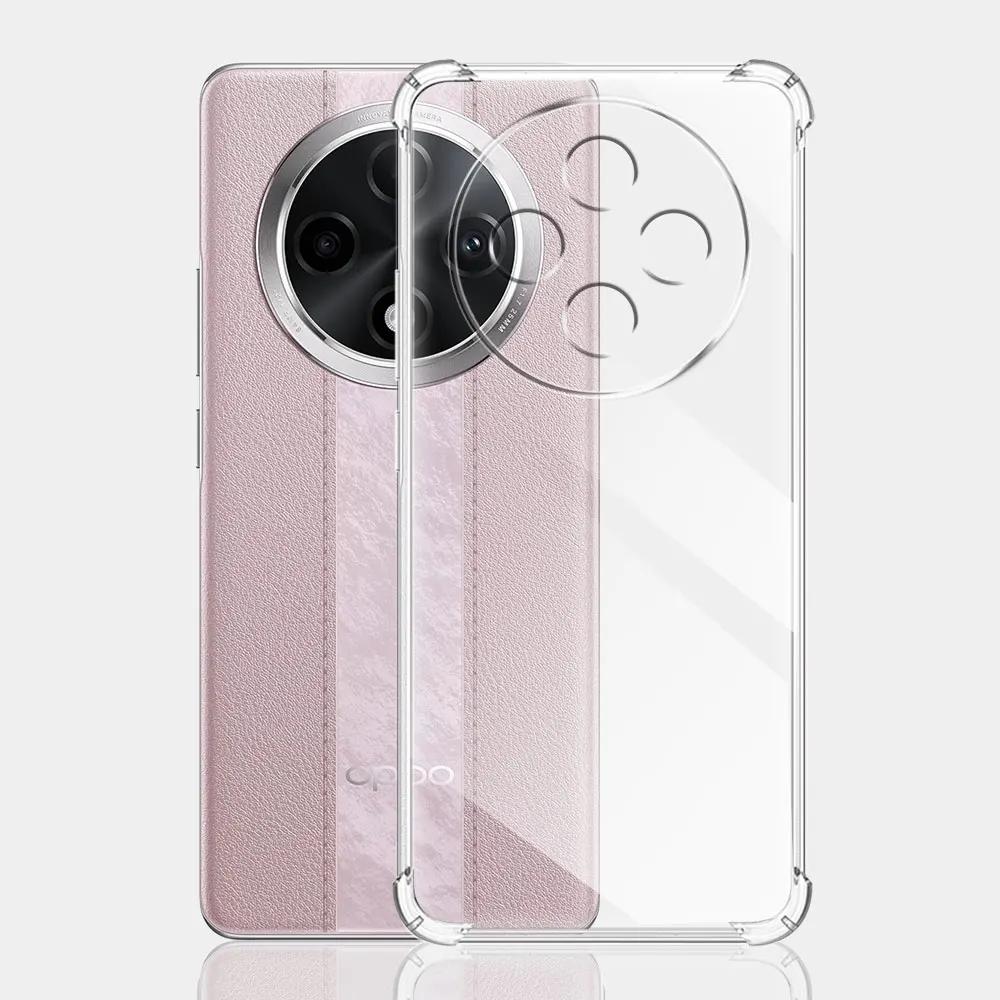 For OPPO F27 Pro Case Clear Shockproof Silicone Soft Phone Case For OPPO F27 Pro+ Plus F27Pro 5G 6.7'' Bumper Protect Back Cover