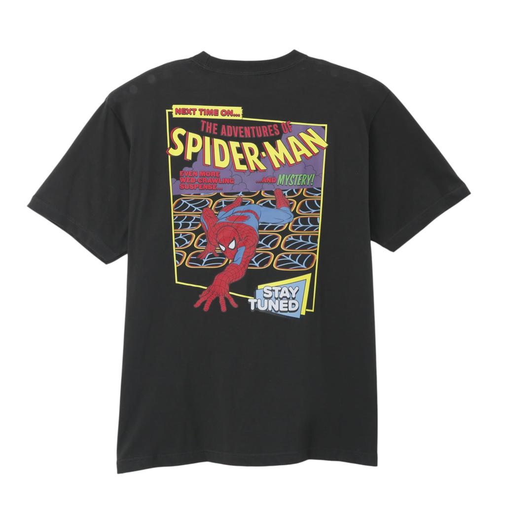 Small Planet Marvel Print American Comic Spider-Man Double-Sided T-Shirt, Medium, Style, "Spider-Man Day"
