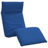 Foldable Sun Lounger Royal Blue 175 X 54 X 8.5 Cm Oxford Fabric