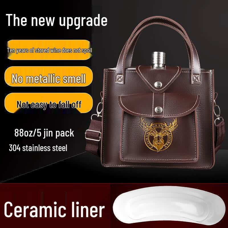 Premium 304 Stainless Steel Portable Hip Flask