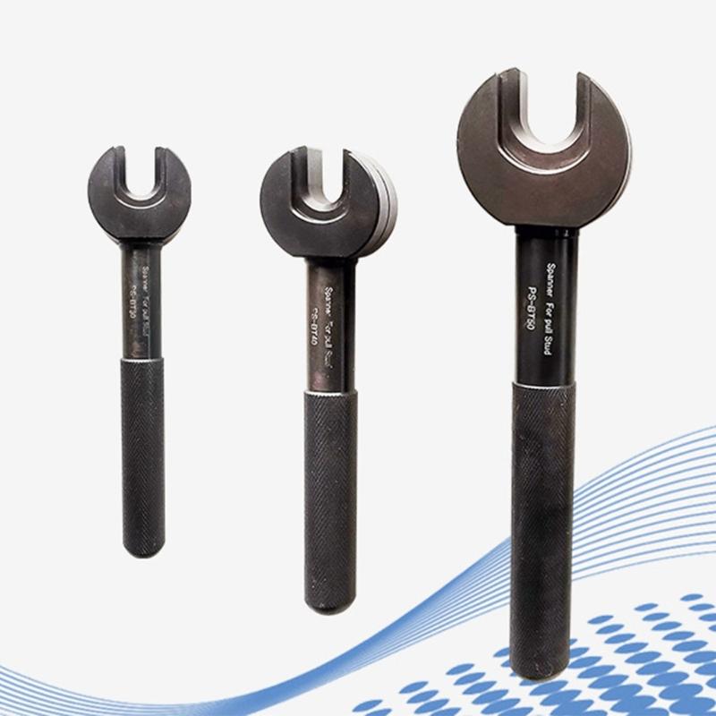 Heavy Dutys Tool Steel Wrench Pull Studs Key Spanner With NonSlip Grip Optimized For Drawbar Removal Machine Applications