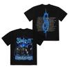 Blaues Logo Slipknot Dark Horror Band T-Shirt Baumwolle Grafik T-Shirt Herren Damen Sommer Streetwear Top