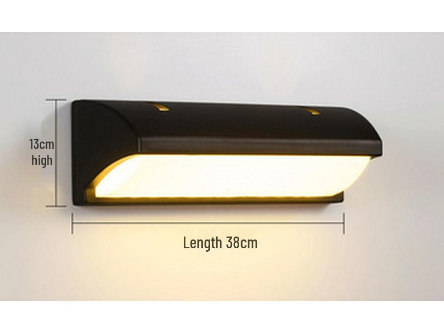 Wasserdichte Außenwandleuchte für Terrasse oder Schlafzimmer - Minimalistisches Design