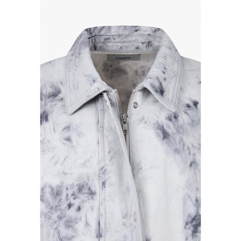 STUDIO TOMBOY Men S Stone Ice waShing Denim Jumper 9106213558