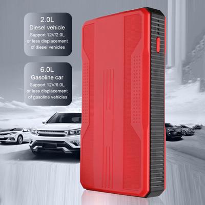Bateria de lítio 12V para partida de carro, 4800mAh, pacote de energia portátil com carga rápida, emergência de alto brilho