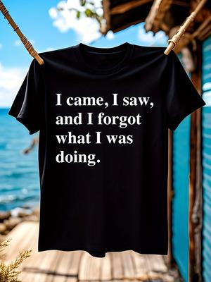 Funny Sarcastic Humor Tshirt - I Came
