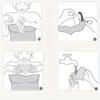 1/2pc Anti-Ageing T Anti Wrinkle Chest Pad Reusable Silicone Transparent Brust Lifting Patch Wrinkles Remover Skin Care Tools