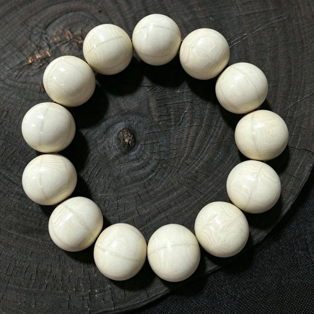 Premium Six Paths and Nine Paths Wood Dragon-subduing Wooden Bracelet for Men and Women - Cultural Prayer Beads with Unique Grain.