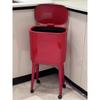 High Kitchen Trash Can Tall Garbage Bin Plastic Dustbin with Legs and Wheels Large Capacity Wastebasket