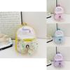 Cute Bowknot Children's Backpack Soft Adorable Girl's Pu Leather Princess Bag For Kindergarten