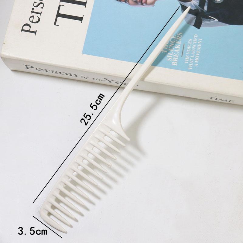 Anti-Static, High Temp-Resistant Pointed Tail Comb with Fine Teeth - Professional Hairdressing Tool
