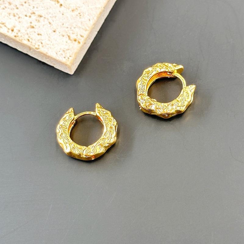 

Manufacturer S Supply, Summer Personality Temperament Wind Women S Earrings, Bump Texture Irregular Earrings, Spot