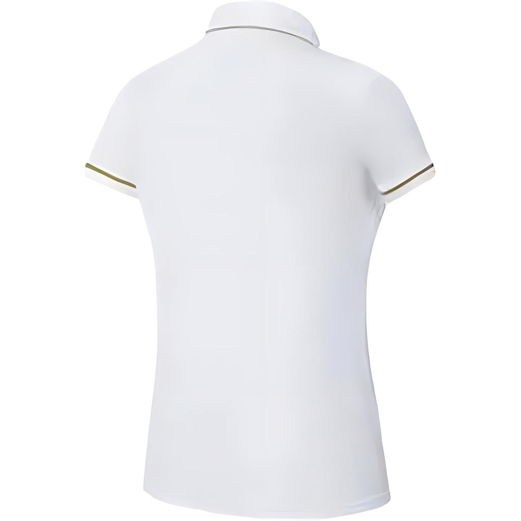 Fila Sun Protection Casual Comfortable Knitted Short Sleeve Polo Shirt Women Tops Jade-White A11W435102FWT