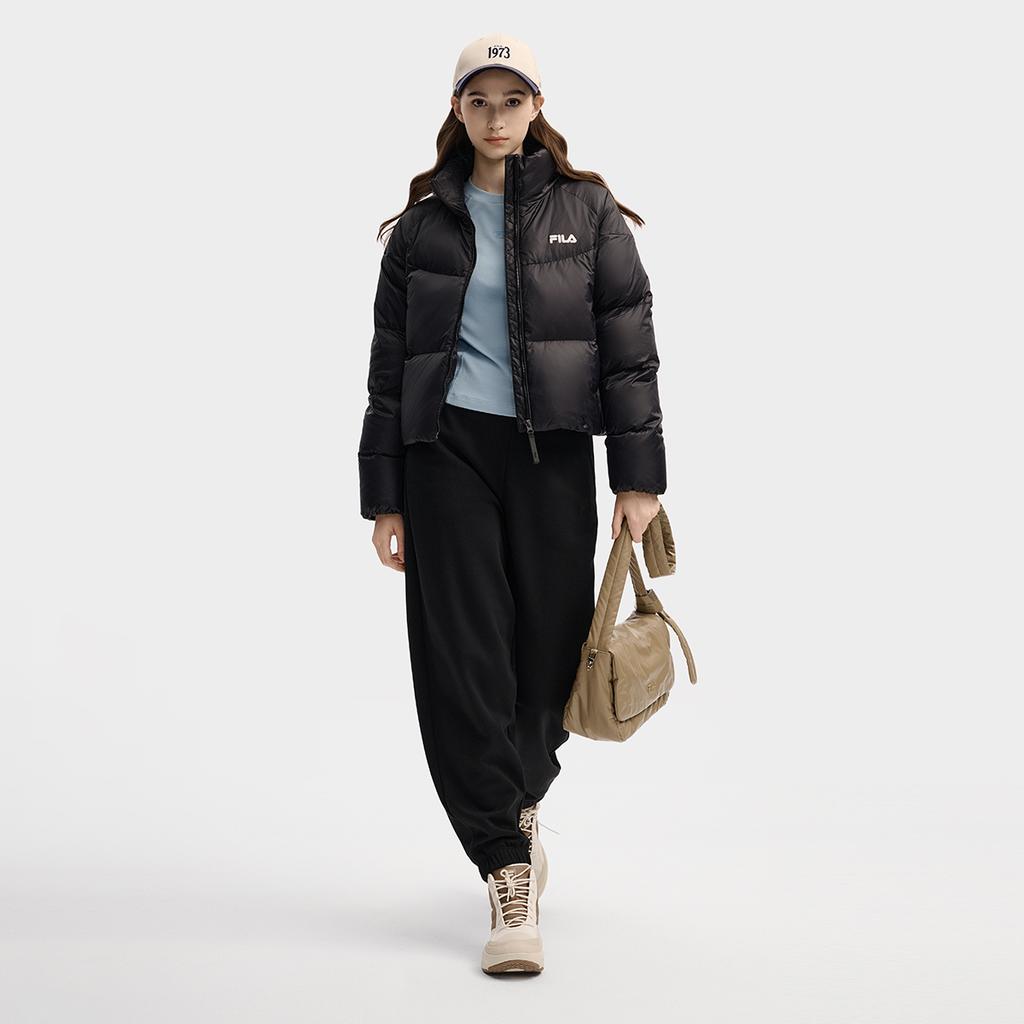 Fila Polaire Chaud Col Montant Doudoune Femme Vêtements d'Extérieur F51W549902FBK