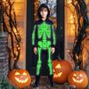 Kids Glowing Skeleton Costume Halloween Party Outfit With Breathable Polyester Breathable Cosplay Clothing for Kids