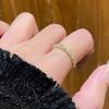 High-end Matte Plain Ring for Women: Chic Japanese & Korean Design, Stylish Index or Pinky Accessory, Trendy 2026 Style