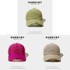 Baseball Cap Men Women Vintage Washed Cotton Wide Brim Sun Hat For Streetwear