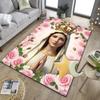 Our Lady Of Guadalupe Maria Office Rug Chair Mat, Entryway Carpet, Suitable for Front Door, Bedroom, Living Room, Desk, Holiday Gift