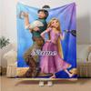 Custom 1pc Cinderella's Magical Adventure Blanket, Soft And Comfortable Blanket, Casual Warm, Camping Travel Blanket, Birthday Gift Q910186