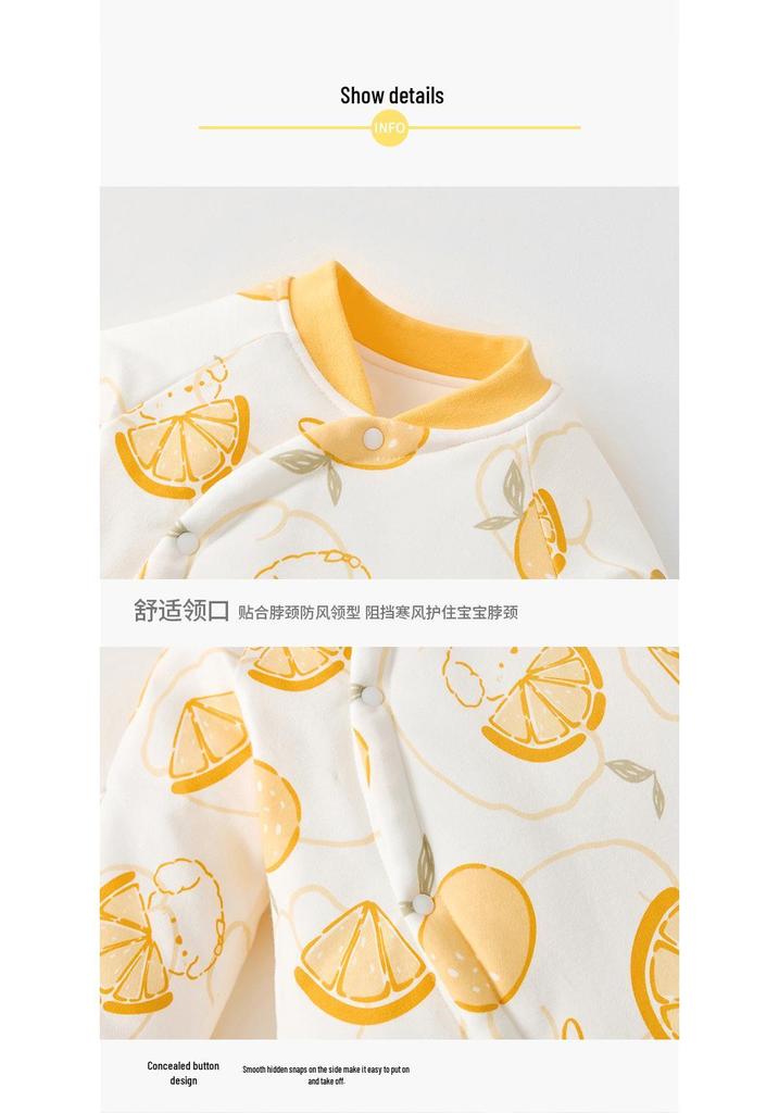 Newborn Winter Padded Romper - Extra Warm 120g Cotton for Outdoor