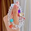 6-12Mm Natural White Crystal Lemon Citrine Amethyst Tianhe Stone Multi-Circle Bracelet Bracelet