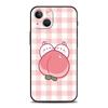 Cartoon Fruit Peach Phone Case Cover for iPhone 16 15 14 13 12 Pro Max 11 Pro Max 7 8 Plus XS XR Shockproof Soft TPU Shell Capas