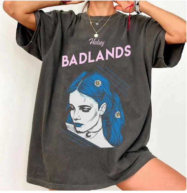 

Halsey Back To Badlands Shirt Halsey Concert TShirt Halsey Album Shirt Unisex T-Shirt XL