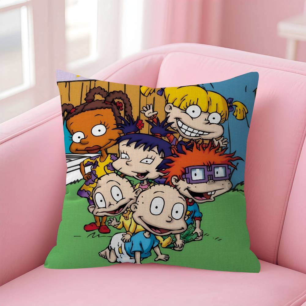 Classic Children Animation R-Rugrats Made Pillow Cover Sofa Cushion Cover Home Room Decoration Children Gift