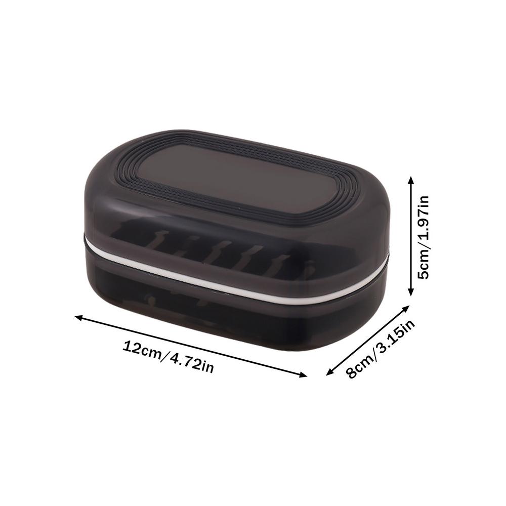 Soap Container Box Strong Sealing Travel Soap Holder Durable Soap Case Easy To Clean Bar Soap Container Soap Dish For Bathroom