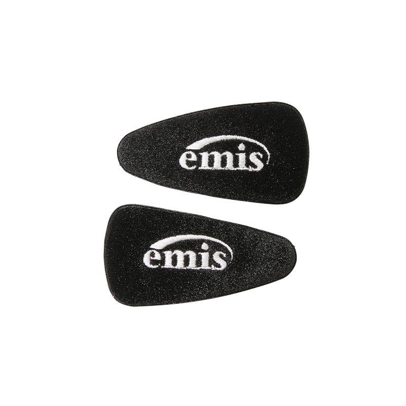 Emis Velvet Sequin Hairpin: Retro Wide Hair Clip for Side Bangs, Available in Various Colors Premium Individual Packaging