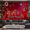Wall Hanging Tapestry Custom NameAyliva Pattern Personalized Printed Fabric Wall Decor