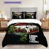 Survival Postapocalyptic World Three-piece set (1 * duvet cover + 2 * pillowcase, without core) 2D Flat Bedding set Duvet cover and pillowcase