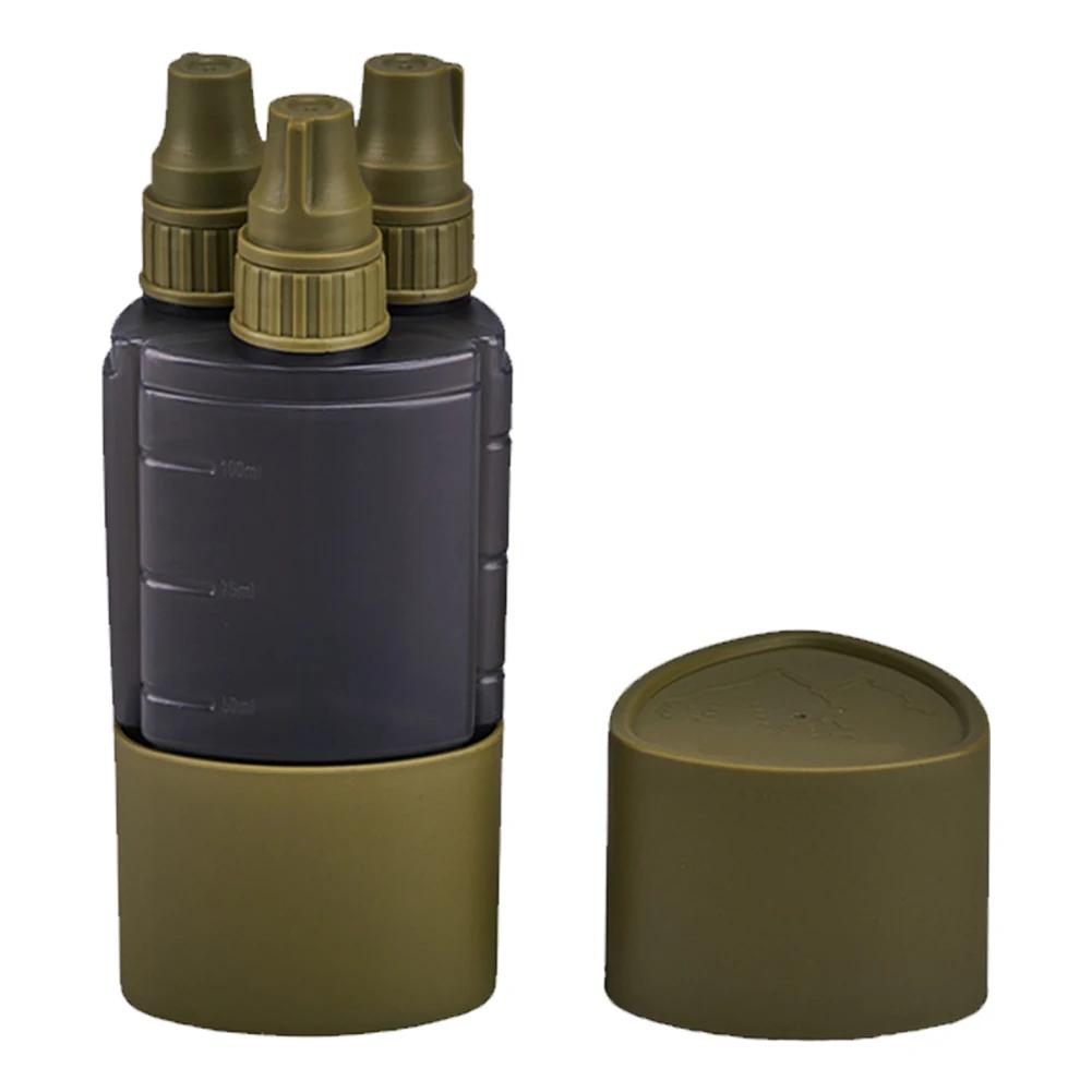 

Бутылка-диспенсер для приправ 3 в 1 для кемпинга на открытом воздухе, банка для приправ для пикника-барбекю, герметичная портативная тара для хранения, кухонная утварь, набор для приготовления пищи