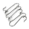 Thickened Stainless Steel S-Shaped Kitchen Hanging Hook Set (Large, Medium, Small)