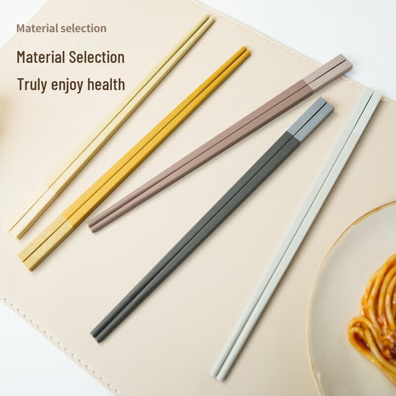 Morandi Ruyi Alloy Chopsticks 5-Pair Set
