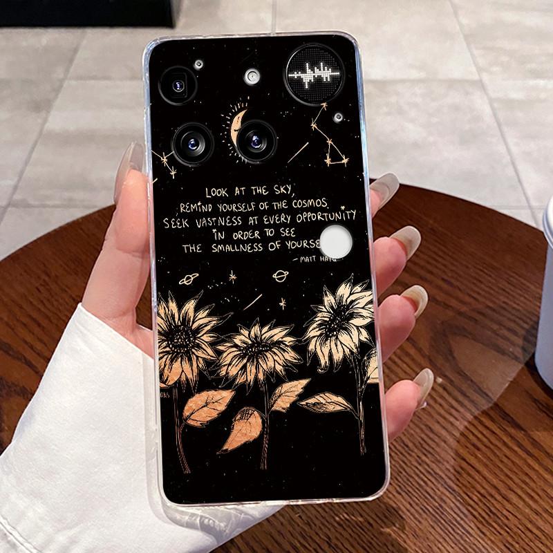 Casing For Nothing Phone (3) Case For Phone3 Back Cover Aesthetic Fashion Cute Cat Cartoon Transparent Soft Silicone Phone Case
