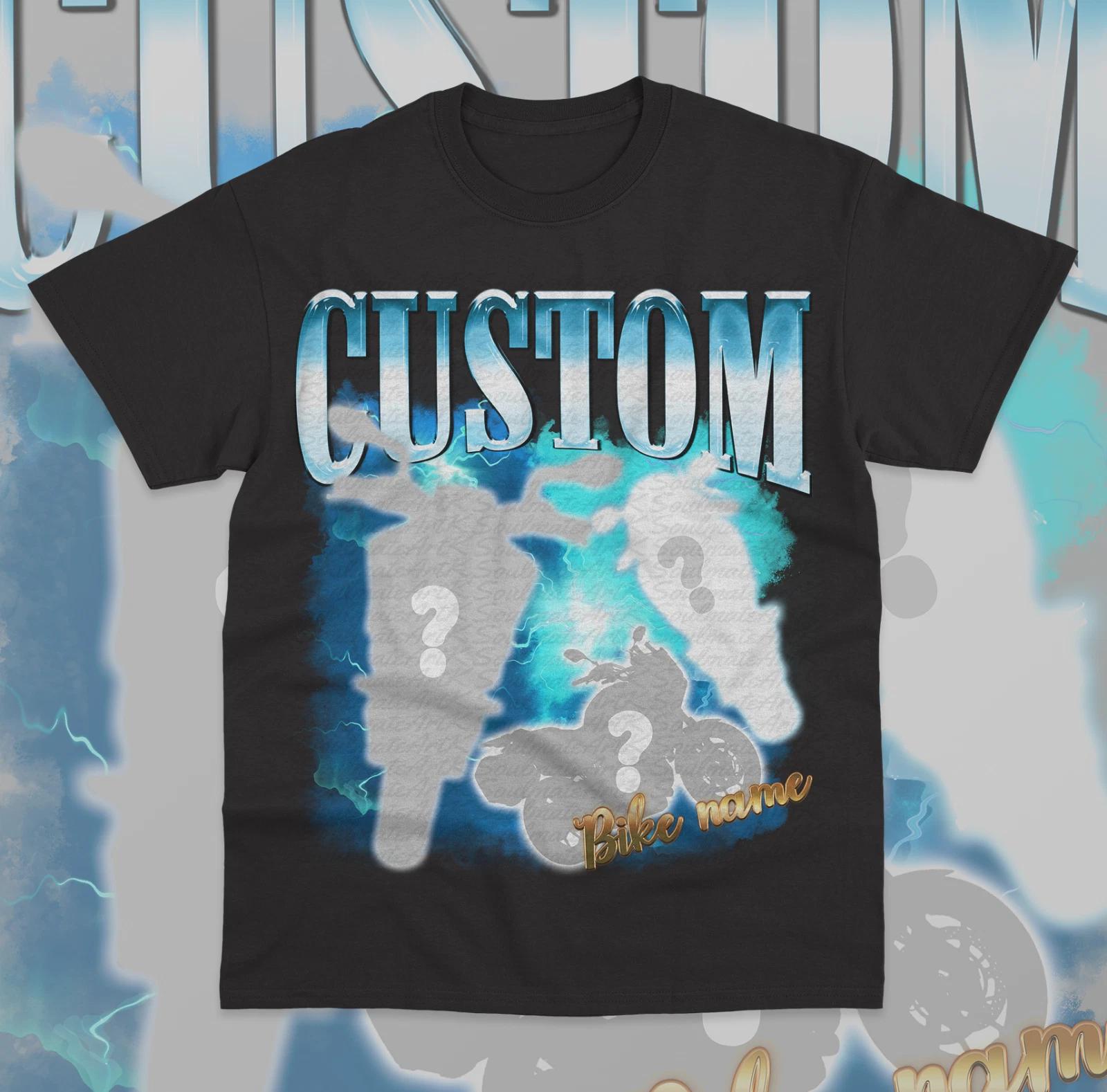 Custom Motorbike Shirt Funny Vintage Bootleg Motorcycle Personalized Shirt L
